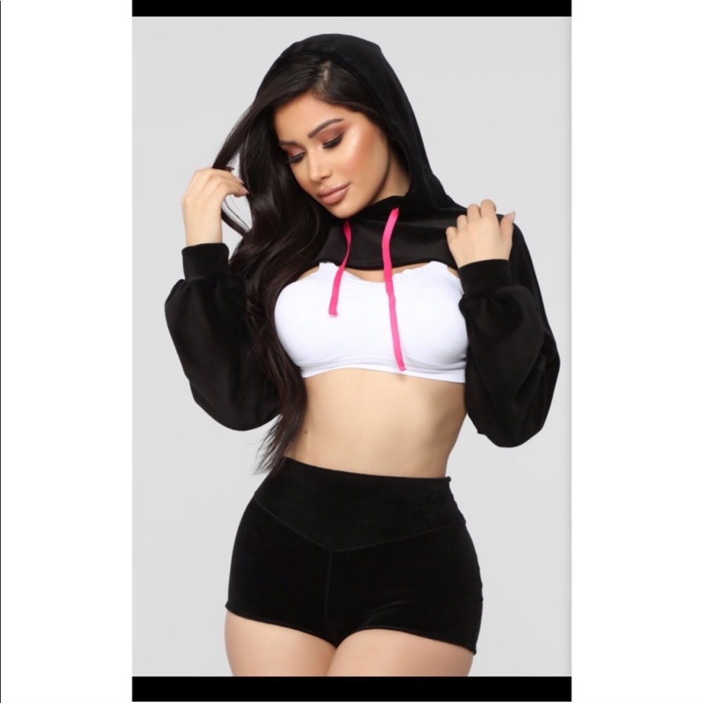 Show it off lounge set hoodie Fashion Nova